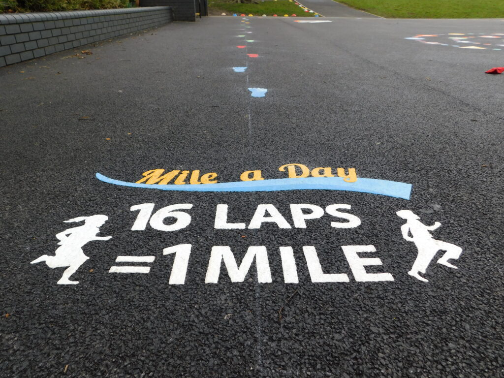 Fitness Playground Markings: Improving Play and Exercise