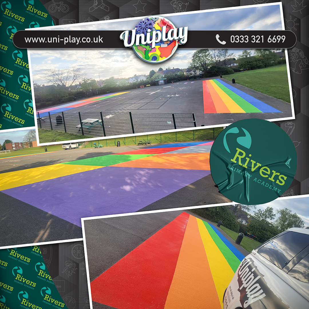 Playground Markings at Rivers Primary Academy, Walsall