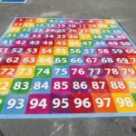 Number Games & Grids Playground Markings