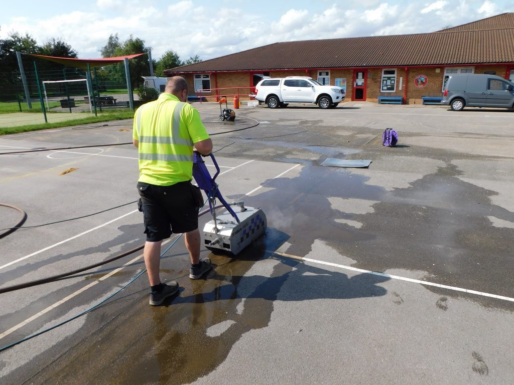 How to Remove Playground Markings