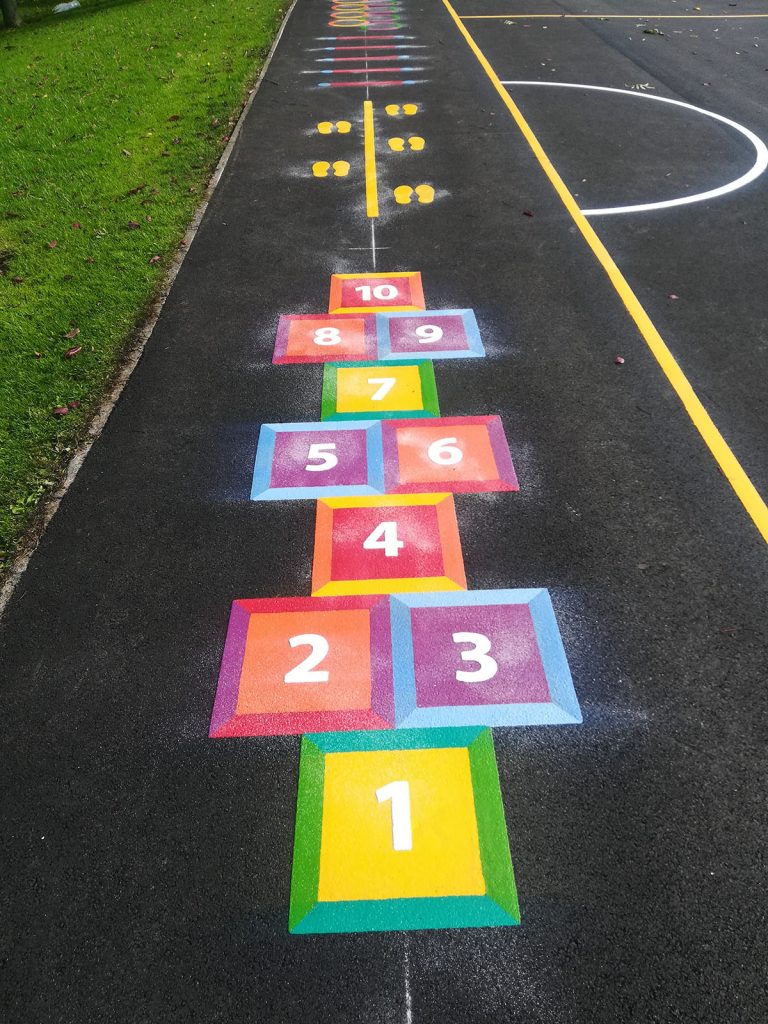 Gallery - Uniplay - Playground Markings & ThermoPlastic Markings