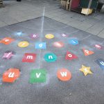 Letter Games Playground Markings