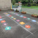 Letter Games Playground Markings