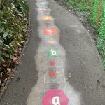 Letter Games Playground Markings