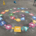 Letter Games Playground Markings