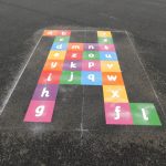 Letter Games Playground Markings