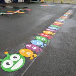 Letter Games Playground Markings