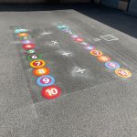 Number Games & Grids Playground Markings