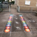 Number Games & Grids Playground Markings