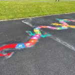 Letter Games Playground Markings