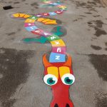 Letter Games Playground Markings