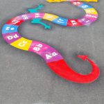 Letter Games Playground Markings