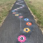 Letter Games Playground Markings