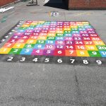 Number Games & Grids Playground Markings