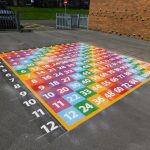 Number Games & Grids Playground Markings