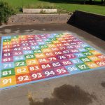 Number Games & Grids Playground Markings