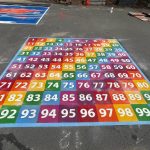 Number Games & Grids Playground Markings