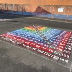 Number Games & Grids Playground Markings