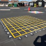 Number Games & Grids Playground Markings