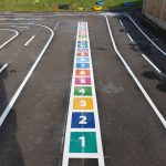 Number Games & Grids Playground Markings