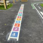 Number Games & Grids Playground Markings