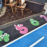 Number Games & Grids Playground Markings