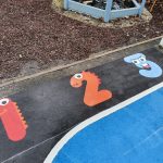 Number Games & Grids Playground Markings