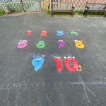 Number Games & Grids Playground Markings