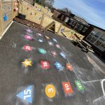 Number Games & Grids Playground Markings