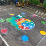 Number Games & Grids Playground Markings