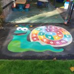 Letter Games Playground Markings