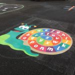 Letter Games Playground Markings