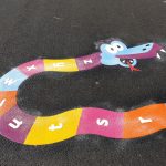 Letter Games Playground Markings