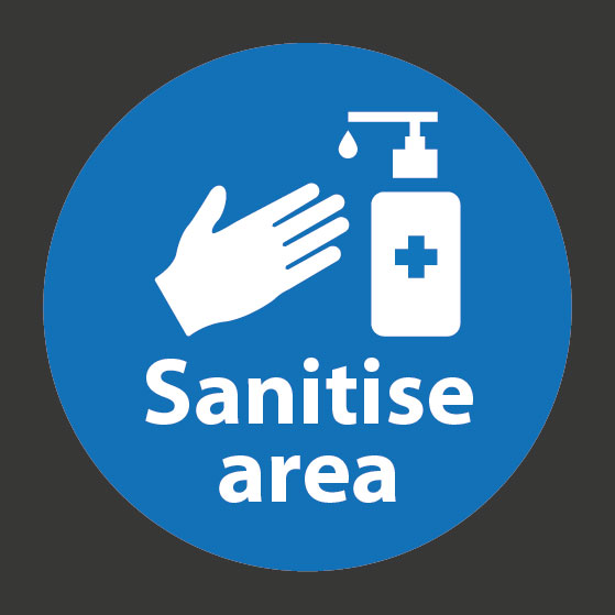 Sanitise Area Marking