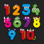 1-10 Number Faces