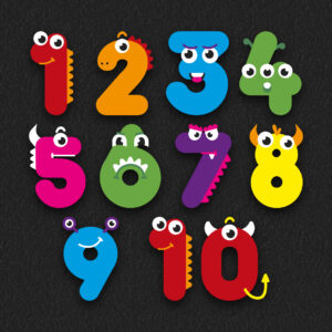 1-10 Number Faces