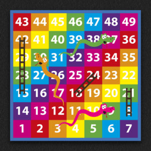 1-49 Snakes & Ladders