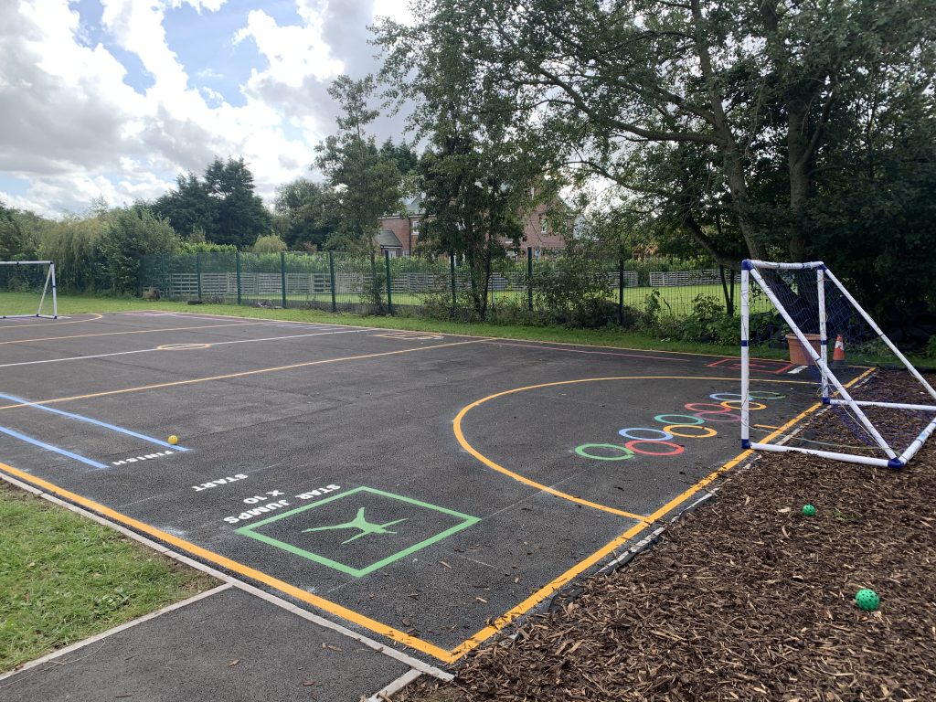 Playground Markings Southport – Banks Methodist Primary School