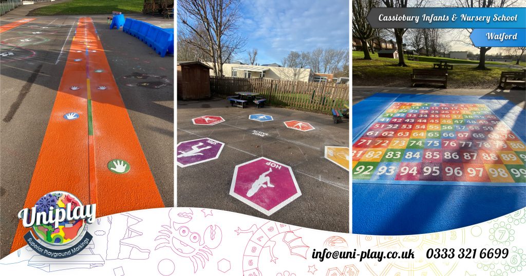 Playground Markings Watford – Cassiobury Infant & Nursery School