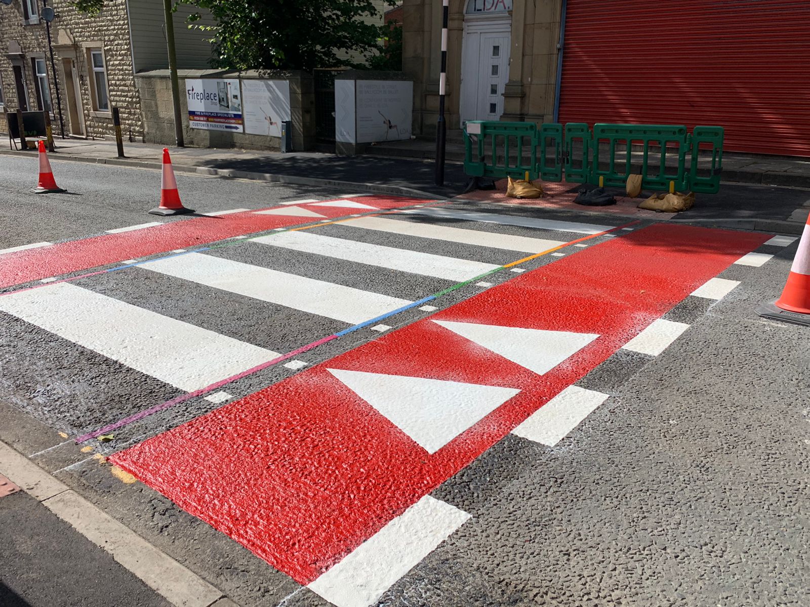 PMBESPOKE Zebra Crossing Inc Multicoloured Line 1