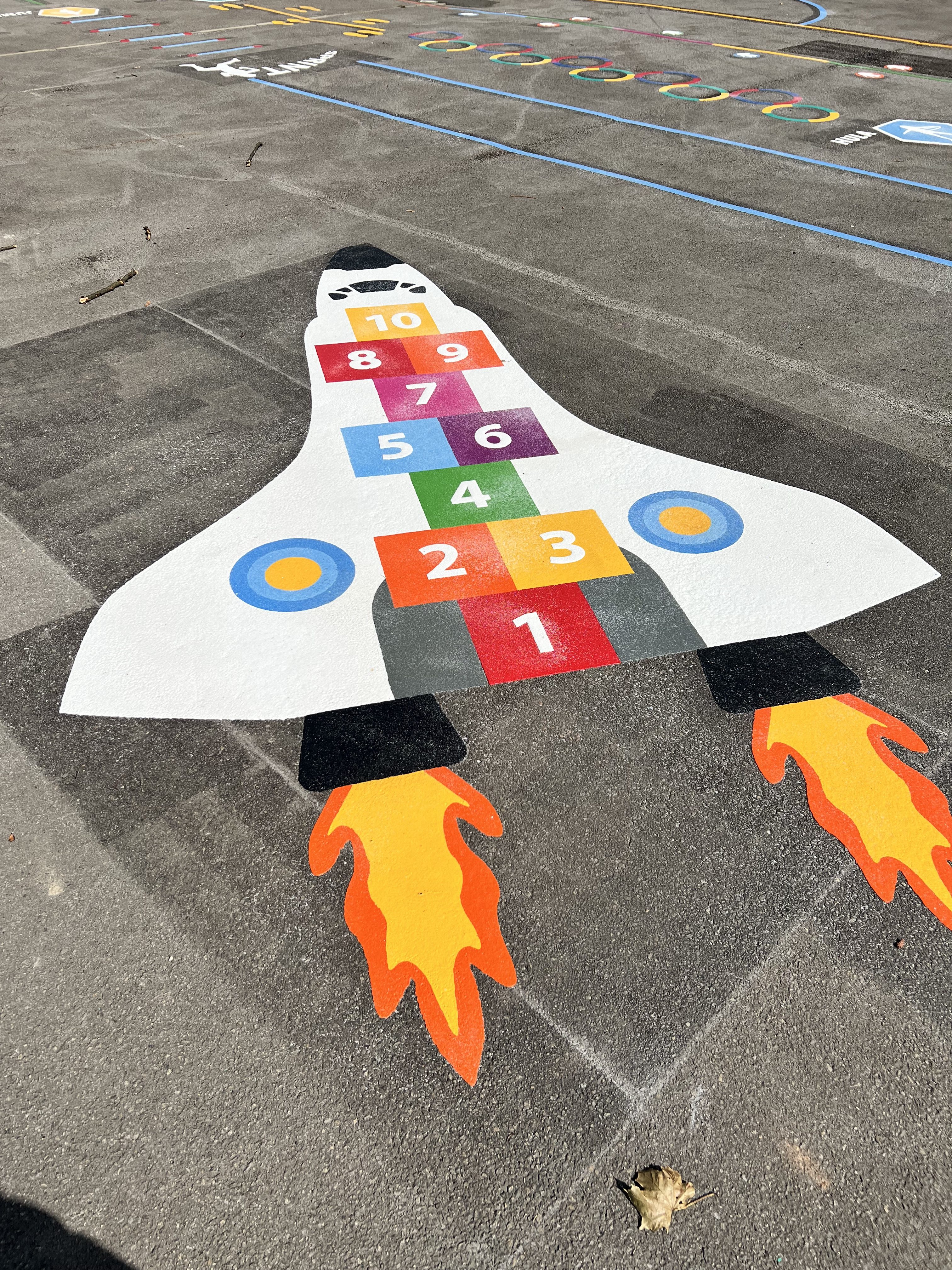 PMBESPOKE Space Shuttle Hopscotch Inc Fire rotated