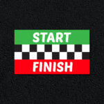 Start/Finish Line Inc Chequered Flag